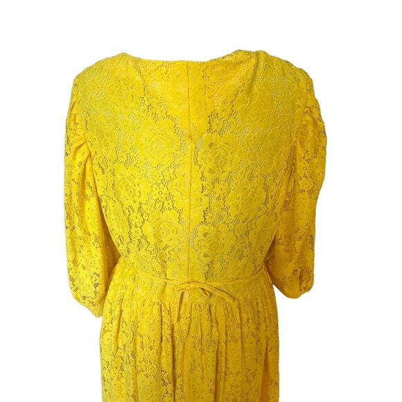 Sister Jane Yellow Midi Dress with Elegant Design - Picture 6 of 9